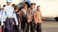 Tiba di Pekanbaru, Presiden Jokowi Disambut Gubernur Riau dan Menteri